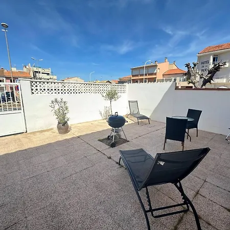 Terrasse Sur La Mediterranee, Trois Etoiles Apartment Valras-Plage